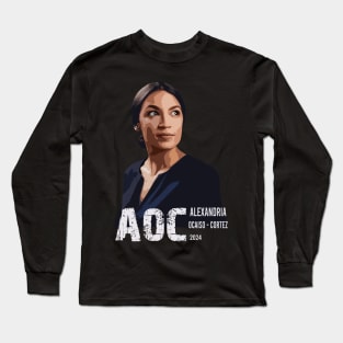 Alexandria Ocasio Cortez 2024 Long Sleeve T-Shirt